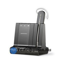 Plantronics W740/A-APC82, Savi, беспроводная гарнитура PL-W740/A-APC82 с электронным микролифтом для стационарного телефона Cisco